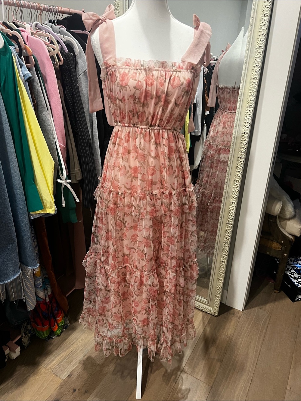 MINE romantic floral dress